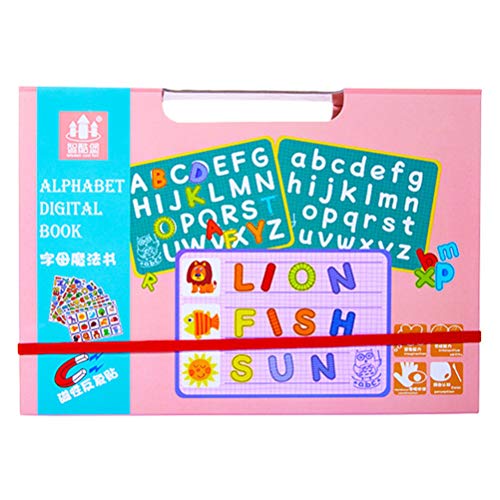 Toyvian Brinquedos Educativos MagnÃ©ticos Alfabeto MagnÃ©tico Letras Blocos Palavras Ortografia Brin