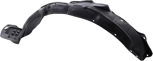 Miniatura 4 de CarPartsDepot Protector de guardabarros delantero lado izquierdo sin aislamiento de espuma interior protector contra salpicaduras compatible con