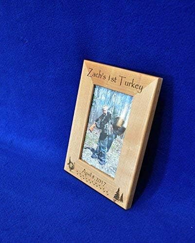 First Turkey ~ Turkey Hunting ~ First Turkey Frame ~ 1st Turkey ~ Gift For Hunter ~Turkey Hunter Gift ~ Hunting Frame ~ Hunting Gifts ~ Gift