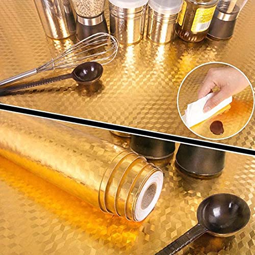 Image of Barebeauty 60 x 200 cm Kitchen Wallpaper, Self Adhesive Oil Proof Waterproof Wall Sticker for Kitchen, Anti-Mold Heat Resistant Backsplash Wall Covering (Pack of 8, 103.36 Sq. Ft. Approx)