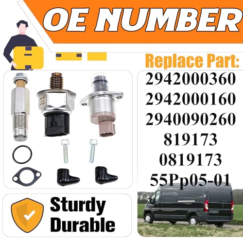 Kit valve de pression de rail haute précision compatible pour Boxer 2.2 - 8