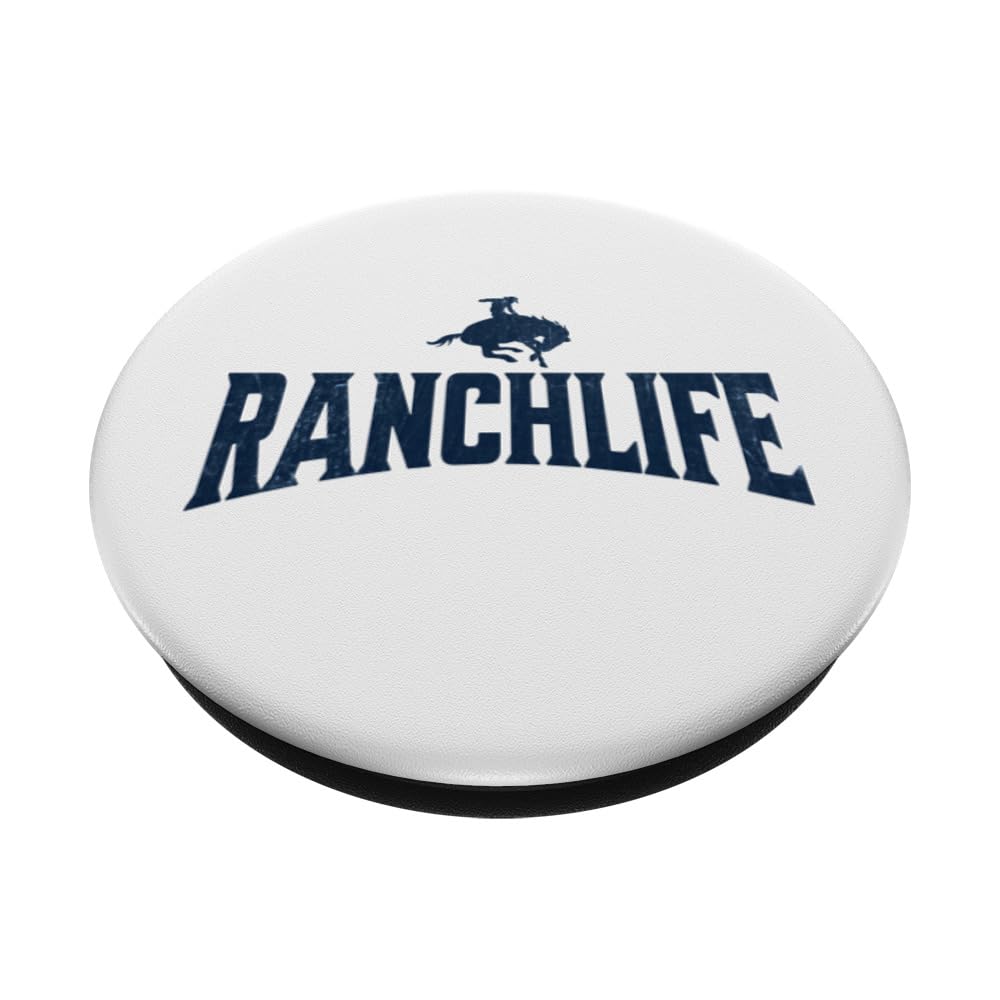 Ranchlife - Rodeo PopSockets Swappable PopGrip, Black - Image 2