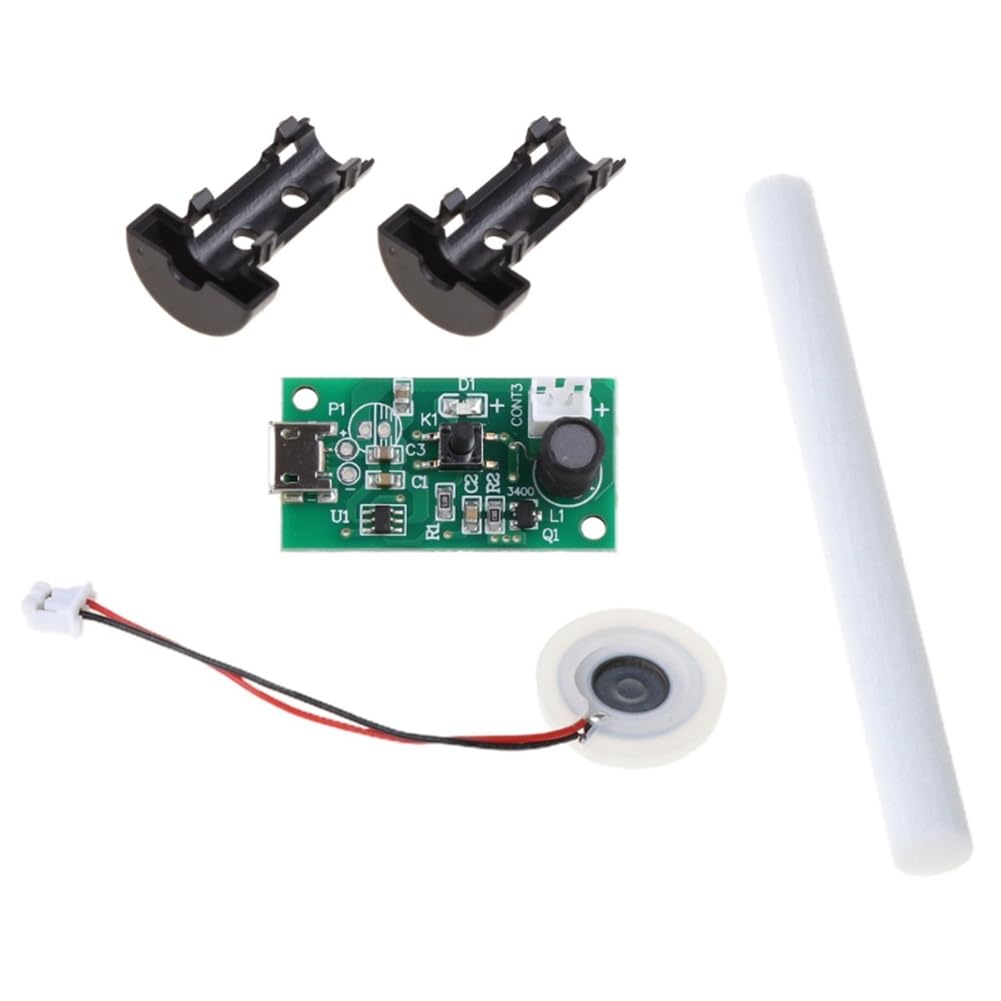 Mini Umidificatore ad aria Nebulizzatore USB Atomizzatore Trasduttore Parte di Atomizzazione Accessori fai da te e Modulo di azionamento PCB (10 Pezzi)