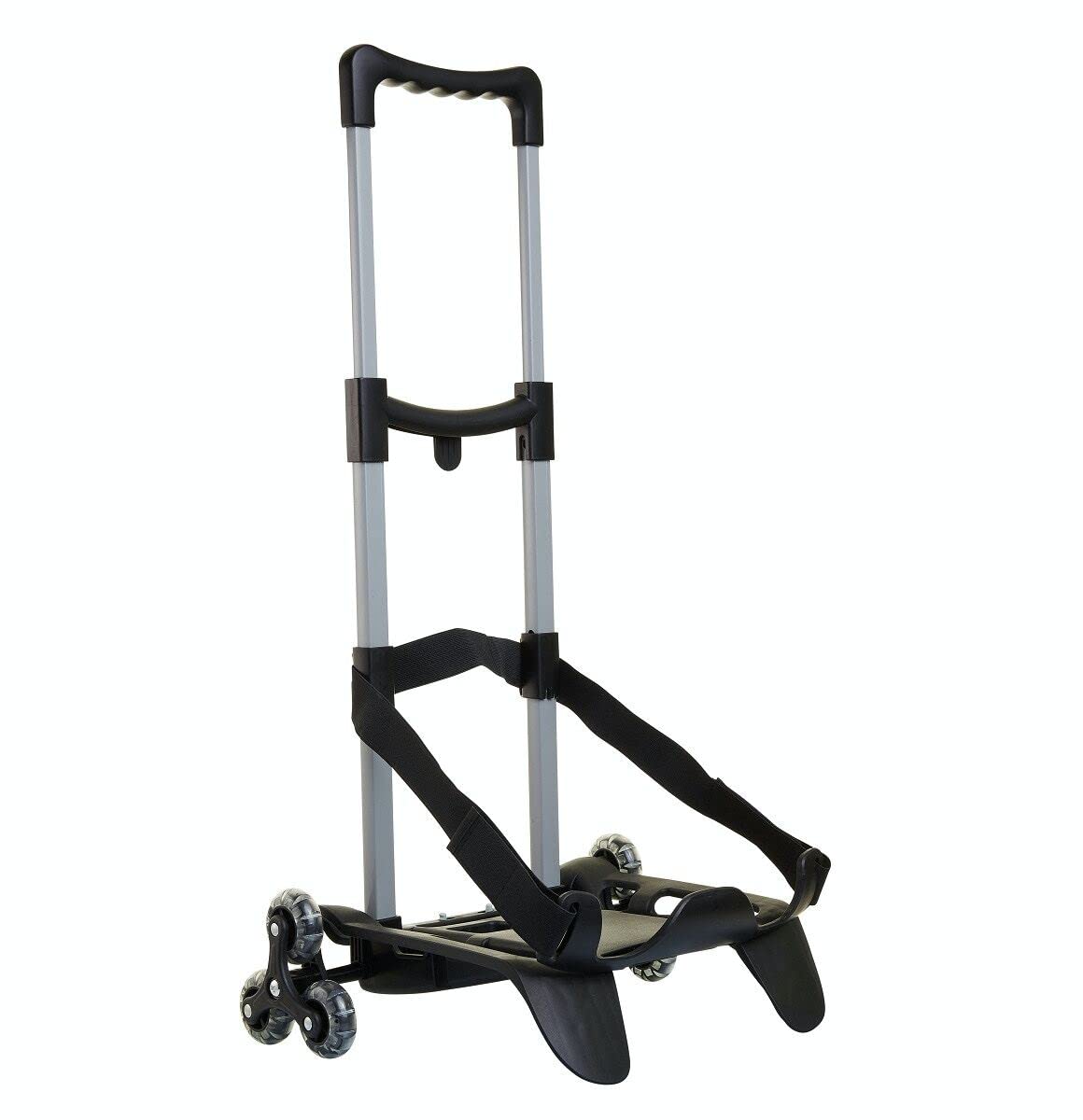 SJ Gang Trolley para Mochila, para Adolescentes, niñas y niños, para Mochilas Seven & SJ, diseño Italiano, Negro