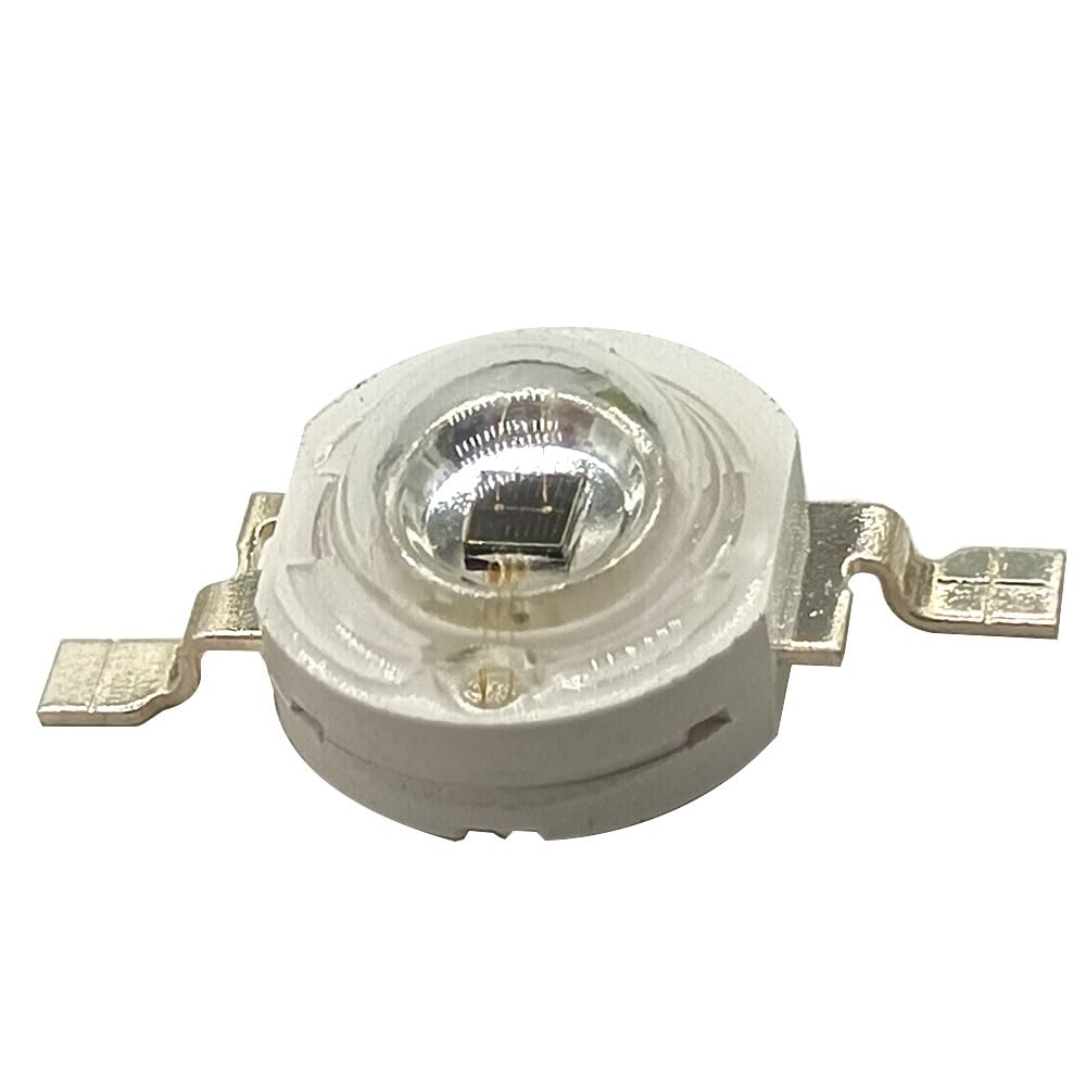 10Pcs 3W IR 680nm740nm 760nm 800nm 850nm 880nm 900nm 940nm 980nm 1000nm Infrared LED Bulbs Chip COB for CCTV Camera Night Vision (IR 970-980nm)