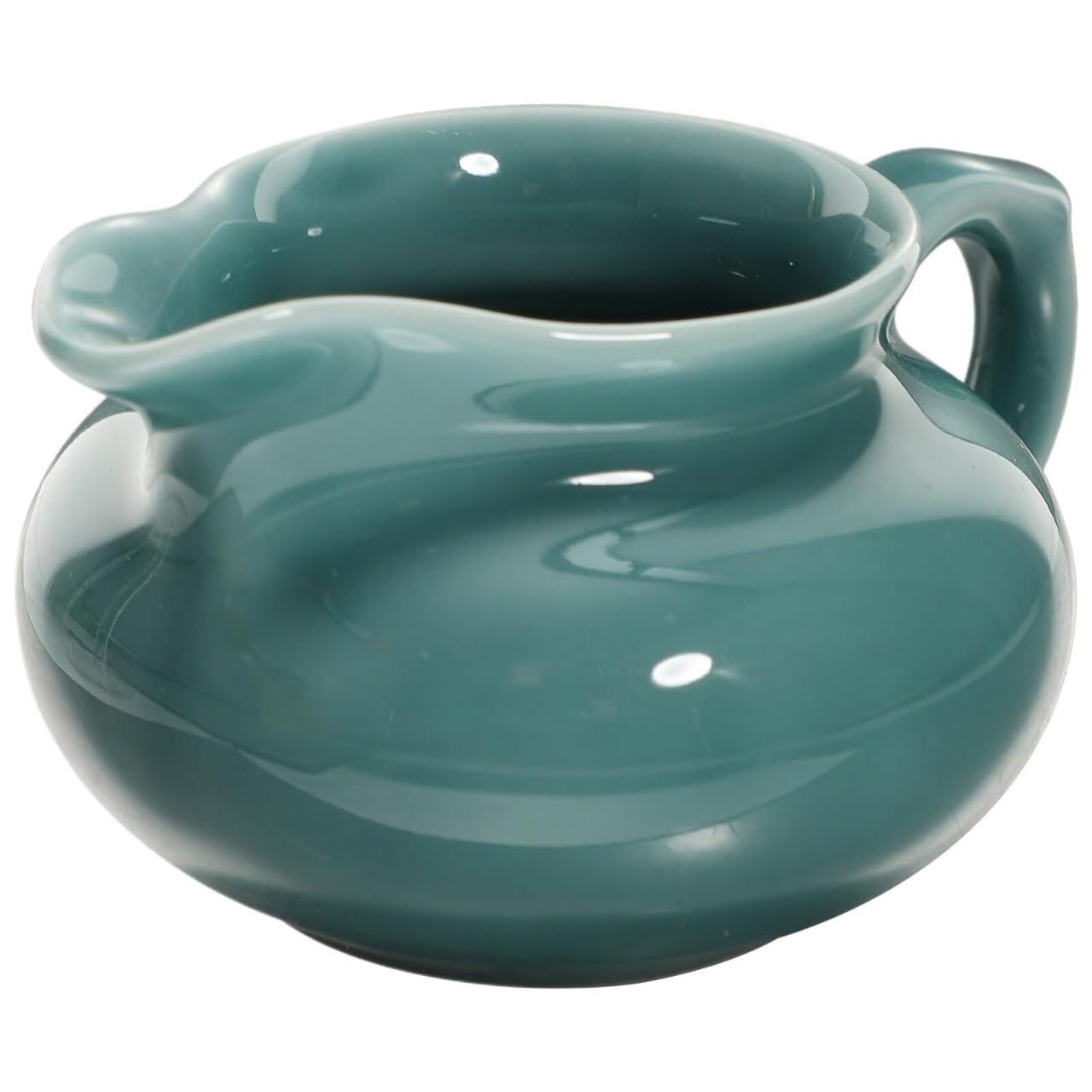 Salsiera Perfetta Per Salse Ceramiche Creative Con Manico Barattolo For Sugo Di Soia E Crema Caffè Lattina For Il Tè Ristoranti E Feste(Grün)