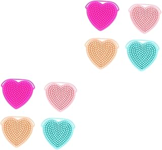 فوميز. 8 قطع من فرشاة الاستحمام على شكل قلب، فرشاة الوجه المنزلية، فرشاة تنظيف الوجه، فرشاة الوجه للسيدات، فرشاة تدليك الوجه، فرشاة تنظيف الوجه، فرشاة تنظيف الوجه