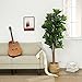 SONGMICS Artificial Fiddle Leaf Fig Tree, 71-Inch Tall Potted Silk Tree, Faux Ficus Lyrata, Indoor Decorative Tree, Fake Houseplants, for Home, Office, Restaurant, Green ULAT101GN