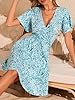 FENSACE Boho Dress Empire Waist A Line Summer Bohe... #4