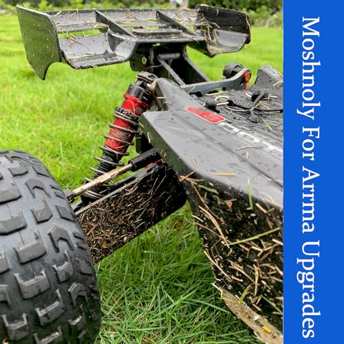 Image of Rear Mud Guards for Arrma 6S 1 /8 Kraton /Notorious /Outcast /Talion& | 1 /7 Fireteam /Big Rock,Rear Splash Flaps Parts Dirt Guard Dust,Stones Mud Protective Fenders Upgraded Replace-Carbon Fiber-A