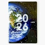 アーティミス 手帳 2026年 B6 マンスリー クリアプラネット 地球 26WMB6-CP-チキュ (2025年10月始まり)