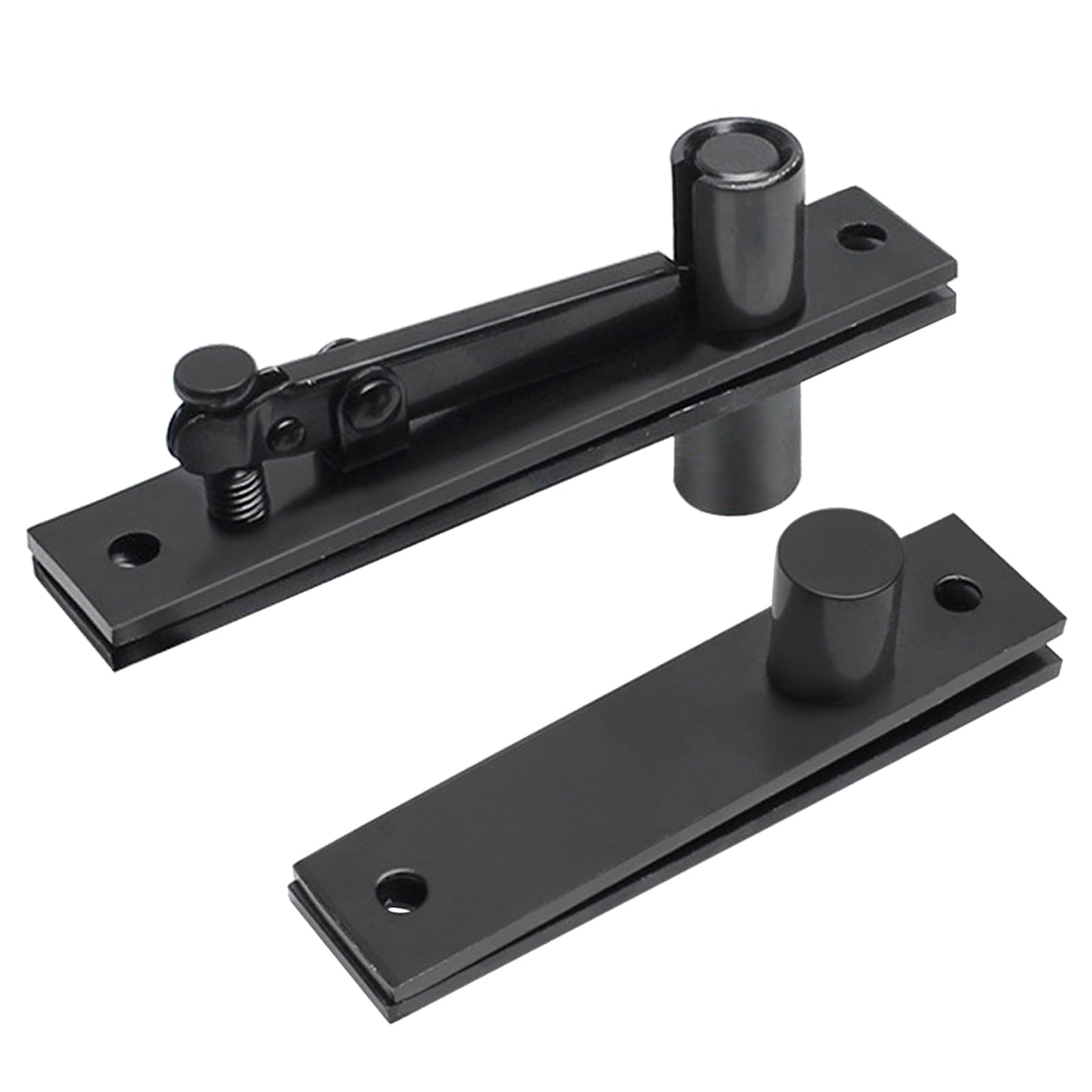 Kalttoy 360 Degree Rotation 2Pcs Heavy Duty Door Pivots Hinges 360/90 Degree Shafts Stainless Steel Pivots Hinge Invisible Door Hardware Heavy Duty Hinge