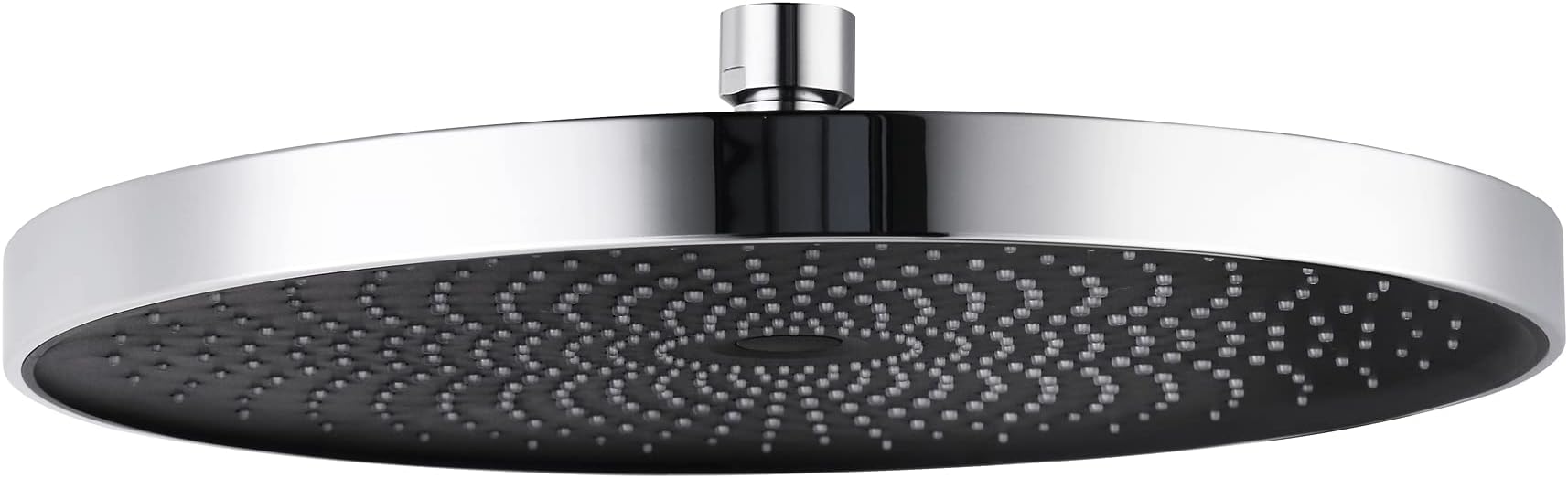 WENKO, Soft Water Shower Head, ABS, Universal Connection and Fit, Sleek Modern Design, High Pressure & Relaxing Spray, 26x26cm, Chrome