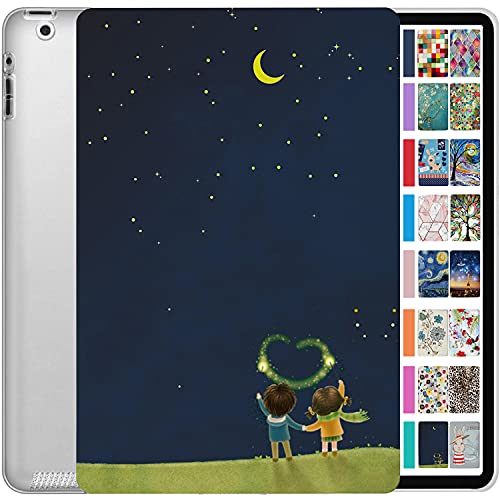 Image of DuraSafe Cases for iPad 9.7 inch Old Model 2 3 4 Gen Printed Case A1458 A1416 MC705HN /A MD328HN /A MD336HN /A A1395 MC769HN /A MC954HN /A MC960HN /A MC979HN /A A1459 MD514HN /A MD511HN /A - Night Sky