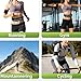 Anti-theft Invisible Waist Bag, Anti-Theft Money Belt Multifunctional Outdoor Sports Waist Bag, for Outdoor Running (Black+Rose Red)