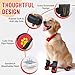 4PCS Anti Slip Dog Boots, Dog Shoes for Small Dog, Waterproof Paw Protectors for Hot Pavement Winter Snow Hiking, Breathable Elastic Dog Booties for Hardfloors, Red (Size 5, width 2.4