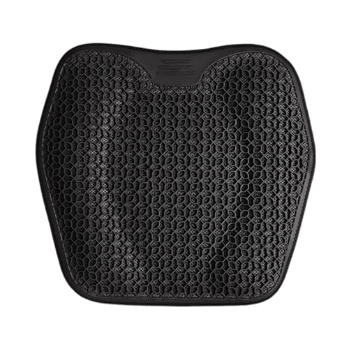 Cojín de asiento de gel en forma de panal: diseño de enfriamiento transpirable, acolchado grueso y suave, soporte ergonómico cómodo, estructura elástica duradera | Cojín para silla de conducción de au