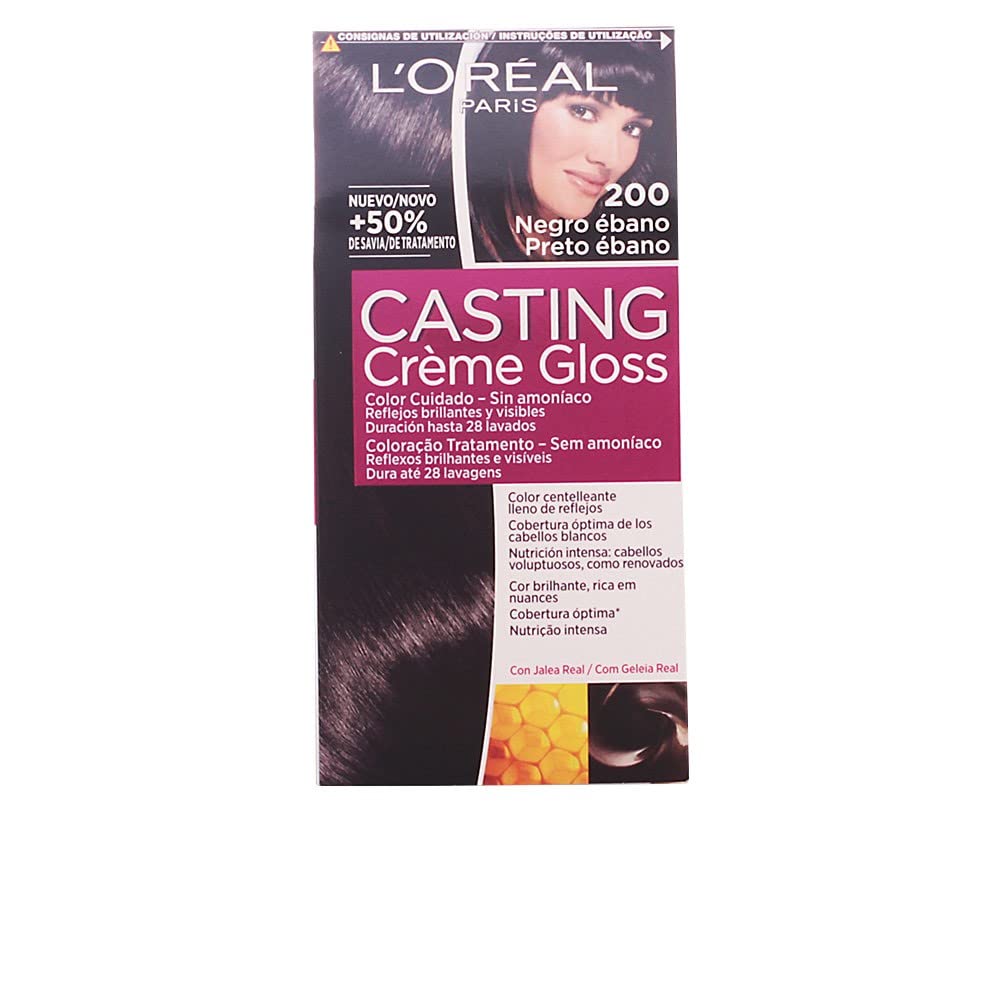New L’oréal Paris Loreal Casting Creme Gloss 200 Noir ?Ëb?¿Ne