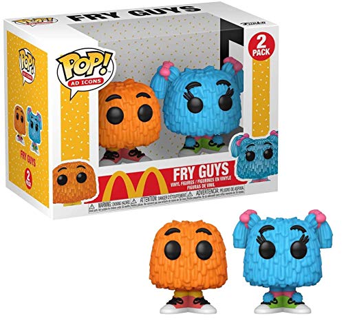 Funko Pop! Ad Icons: McDonald's - 2 Pack Orange and Blue Fry Guy Kids - Figura de Vinilo Coleccionable - Idea de Regalo- Mercancia Oficial - Juguetes para Niños y Adultos - Ad Icons Fans