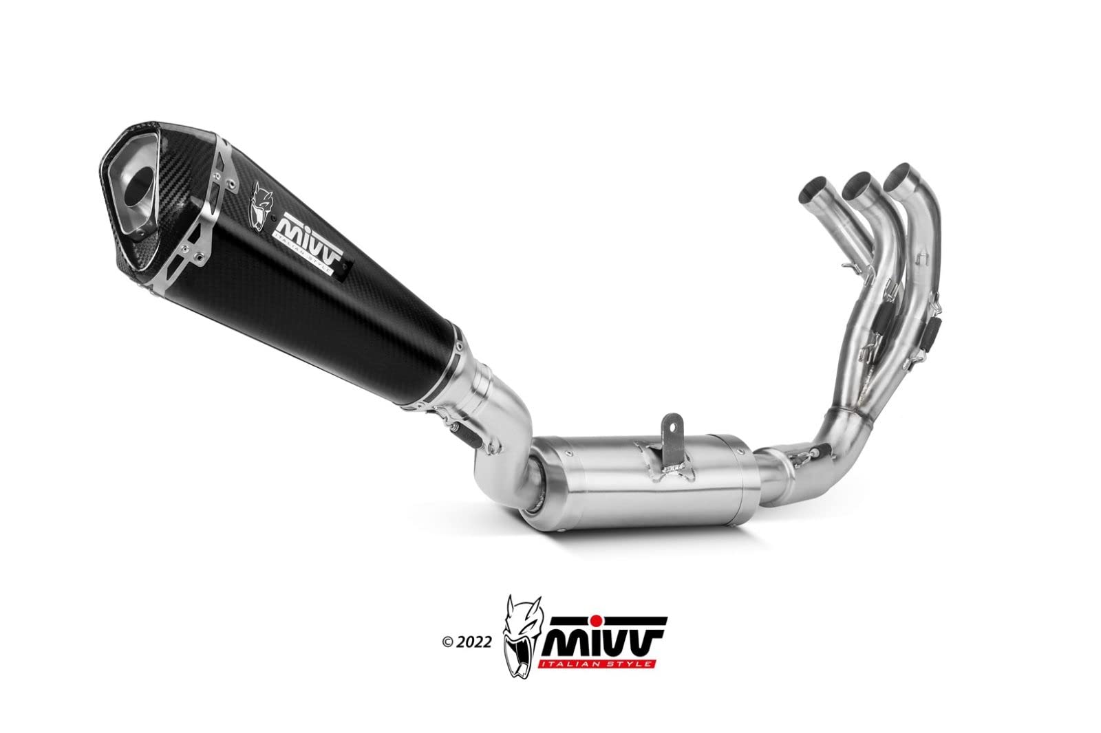 Mivv Scarico Completo per YAMAHA MT-09 / SP / FZ-09 2021 > 2022 DELTA RACE CARBON