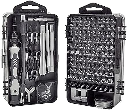 Grey Computer Screwdriver Set Screwdriver Sets 138-Piece Electronics Precision Screwdriver, 138 in 1 ...