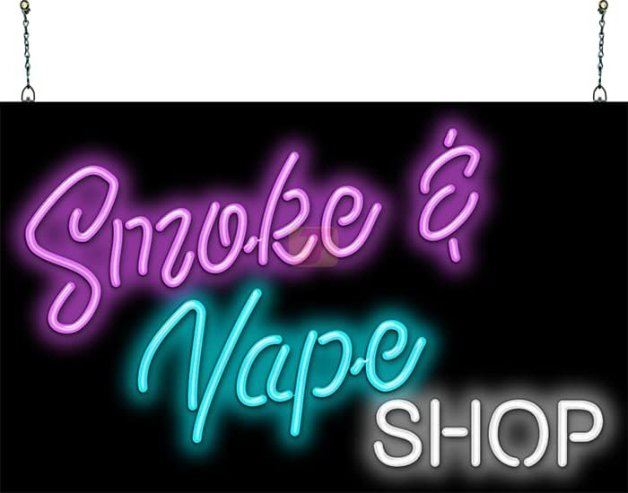 Smoke & Vape Shop Neon Sign