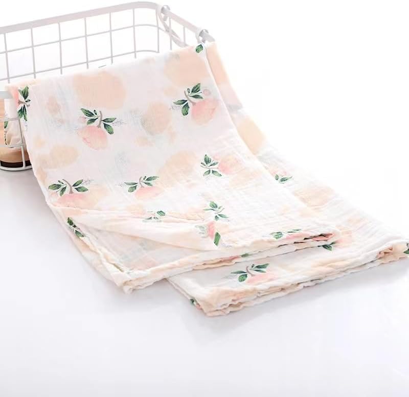 Miniatura 2 de Generic Manta de muselina para bebé, manta grande de algodón orgánico para recepción, funda de lactancia para cochecito de bebé, juego de 2 (70%