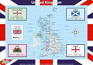 Little Wigwam United Kingdom UK Map Placemat