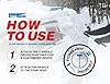SNOBRUM - Snow Remover for Cars and Trucks - 28 to 63 Inch Automotive Snow Brush with Foam Head and 4 Piece Handle - Push-Broom Design - No-Scratch Snow Removal - 1 Pack #5
