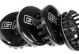 4X Black Wheel Hub Cap Center Cap 22837060,84388431, 84388430 for Canyon, Sierra 1500, Yukon 2018+ Set