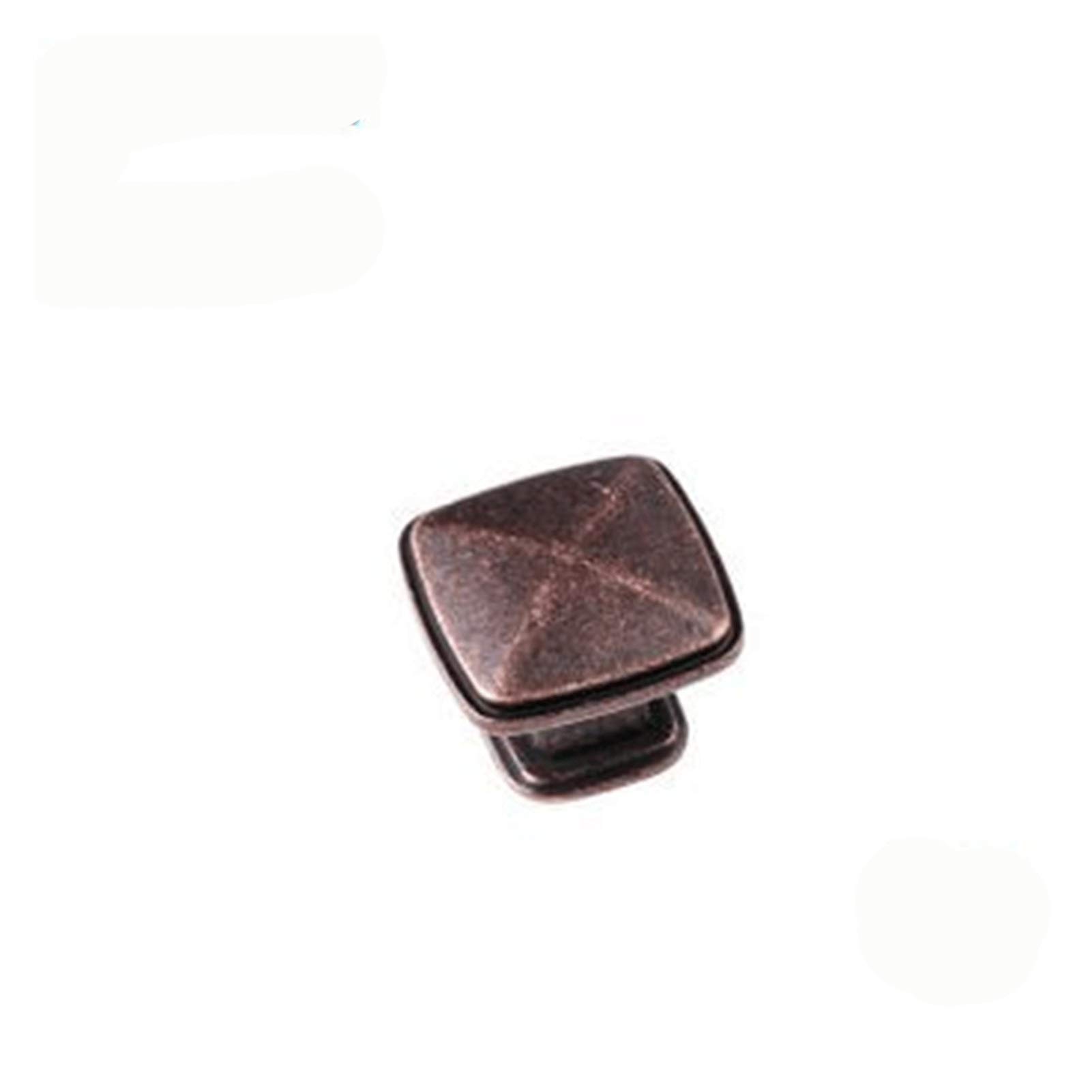 STNYANXD Antique Cabinet Drawer Handles 5Pcs Kitchen Door Handles Antique Copper Drawer Pulls Knobs(Antique Copper Knobs)