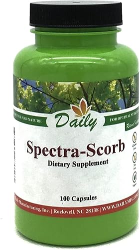 Daily's Spectra-Scorb (vitamina C más complejo bioflavonoide, 100 cápsulas vegetarianas)