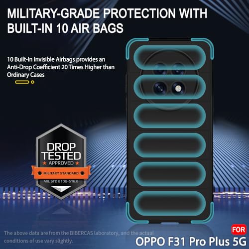 Image of TheGiftKart Liquid Silicon Back Cover Case for Oppo F31 Pro Plus 5G | Shockproof Military Grade Protection | Micro-Fibre Cloth On Inner Side | Built-in Anti-Slip Grip Back Cover Case (TPU, Black)