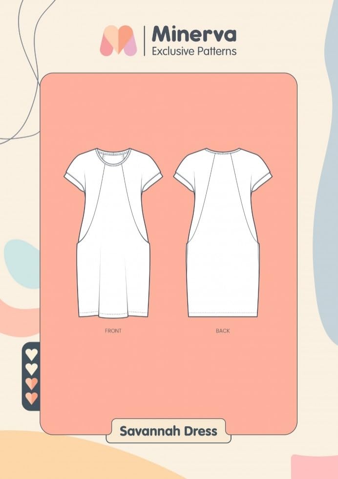 Minerva Exclusive Patterns Paper Sewing Pattern Savannah Dress