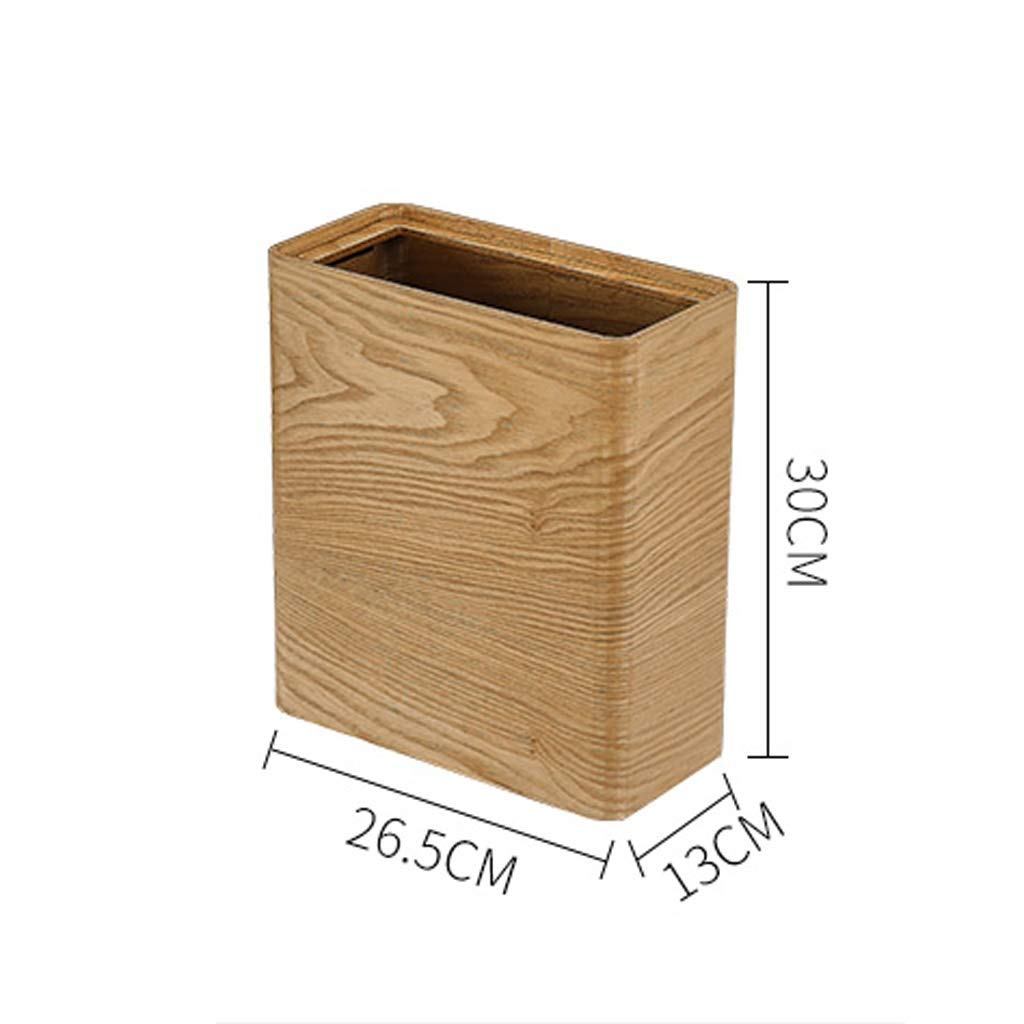 Cestino ecologico per il riciclaggio della carta per scrivania da ufficio sotto la scrivania, cestino per la carta E0 grado di protezione ambientale in fibra 26,5 x 13 x 30 cm, ideale per lo