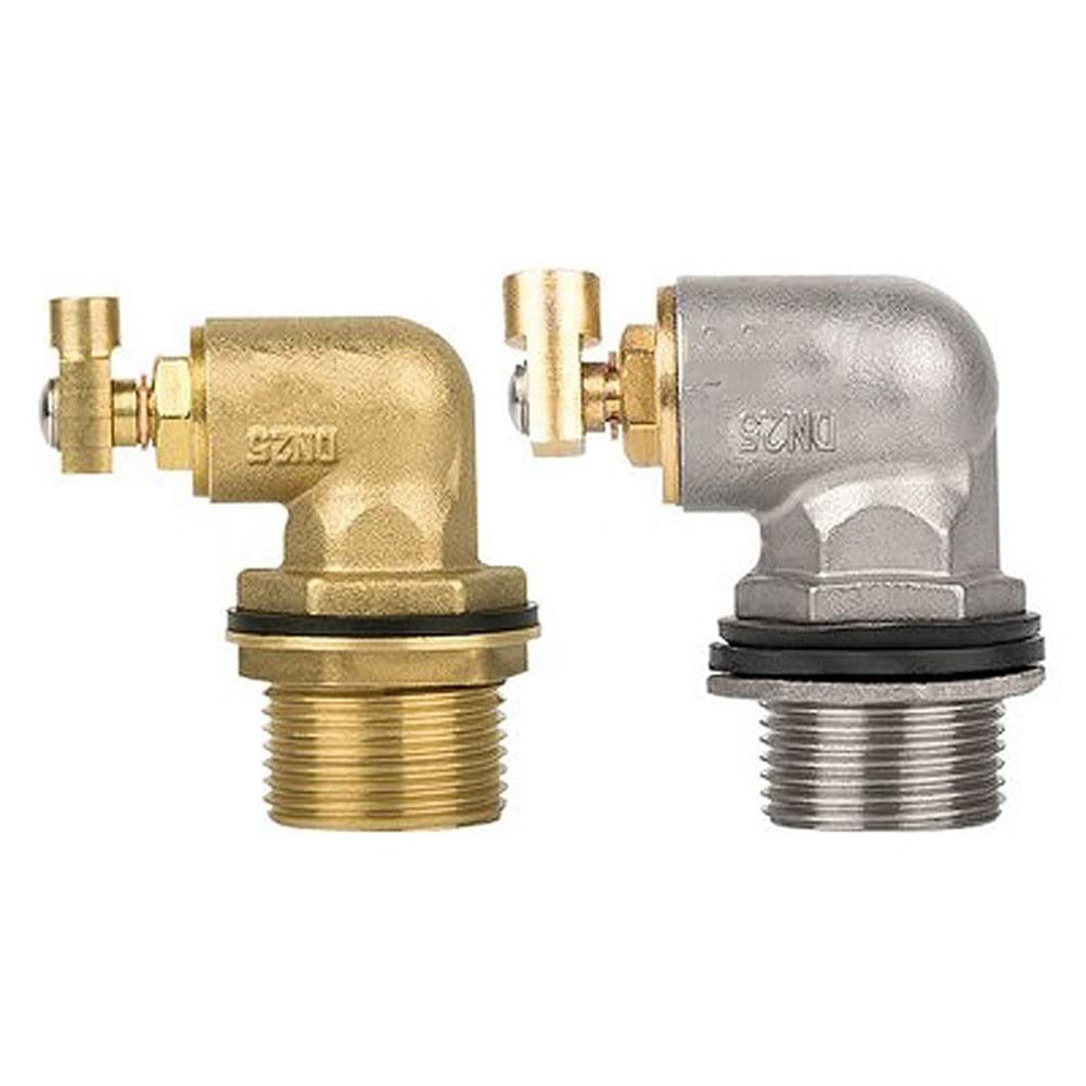 Válvula de llenado de cisterna Flotador, Válvula de flotador de latón/acero inoxidable, DN15, DN20 y DN25, válvula de control de bola flotante de apertura rápida(Brass Type,DN20)