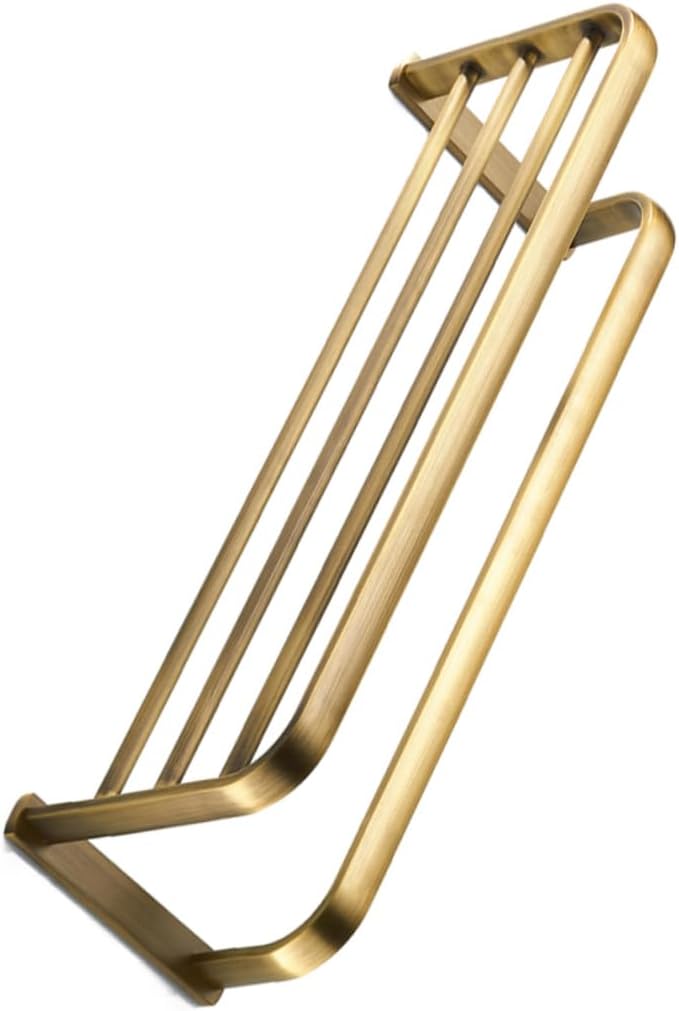 1pc Bathroom Shelf Towel Bar Retro Style Towel -Mounted Storage Rack Ladder for Bathroom Easy Install