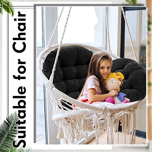 Jerify Round Floor Pillows Cushions 22 x 22 Inch Meditation Floor Pillow Large Floor Pillow for Kids Adults Meditation Cushion Large Pillows for Floor Seating Gift for Christmas (Black,6 Pcs) - Image 6