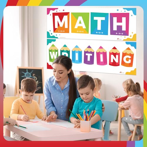 Image of Sproutbrite 4 Pack 13.5 inchx39 inch Educational Charts & Posters Homeschool