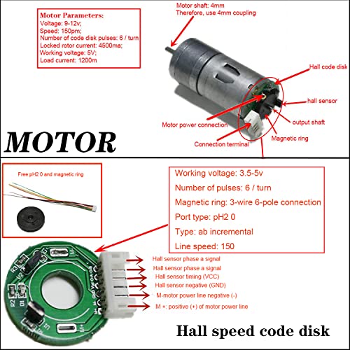Professional Rc Robot Tank Chassis Kit With 2Pcs Encoder Dc Motors, Tracked Robotic Car Platform For Arduino, Raspberry Pi, Microbit, Diy Caterpillar Vehicle Model For School Science Education #TOP4