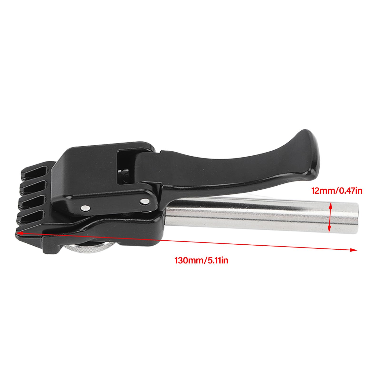 Morsetto Volante per Badminton, 1 Paio di Morsetti per Corde da Badminton Neri Accessori per Strumenti per Corde per Racchette da Tennis Volanti per Strumenti per Racchette
