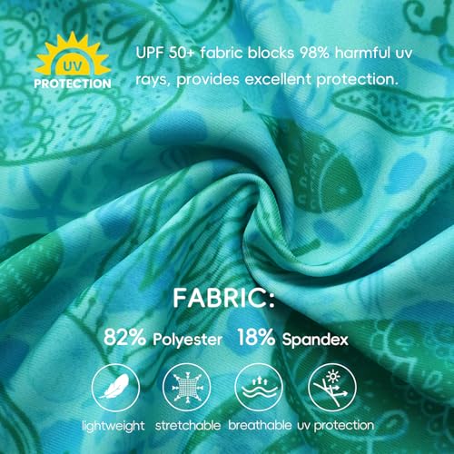 Baby Swimsuit UPF 50+ Sun Protection One Piece Zipper Beach Swimwear for Little Boys Girls Toddler3