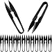 16 Pieces Bonsai Pruning Scissors Mini Garden Clippers Pruning Shears for Bud and Leaves Trimmer