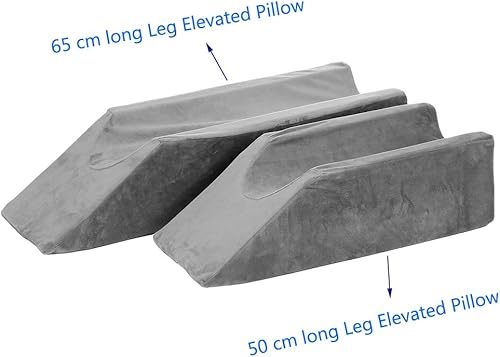 Miniatura 7 de Almohada de elevación de piernas Cuña Rodilla después de la cirugía Elevación de pie Almohada elevada para reposo de piernas Almohada de apoyo de