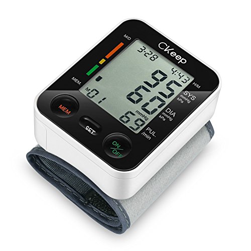CKeep Automatic Wrist Blood Pressure Monitor with Large Display Screen and High Accuracy Reading Property,Box and Batteries Included - Thumbnail 3