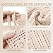 KEWUF Bolsos Tejidos Crochet, Bolso Playa Mujer Imagen de KEWUF Bolsos Tejidos Crochet, Bolso Playa Mujer
