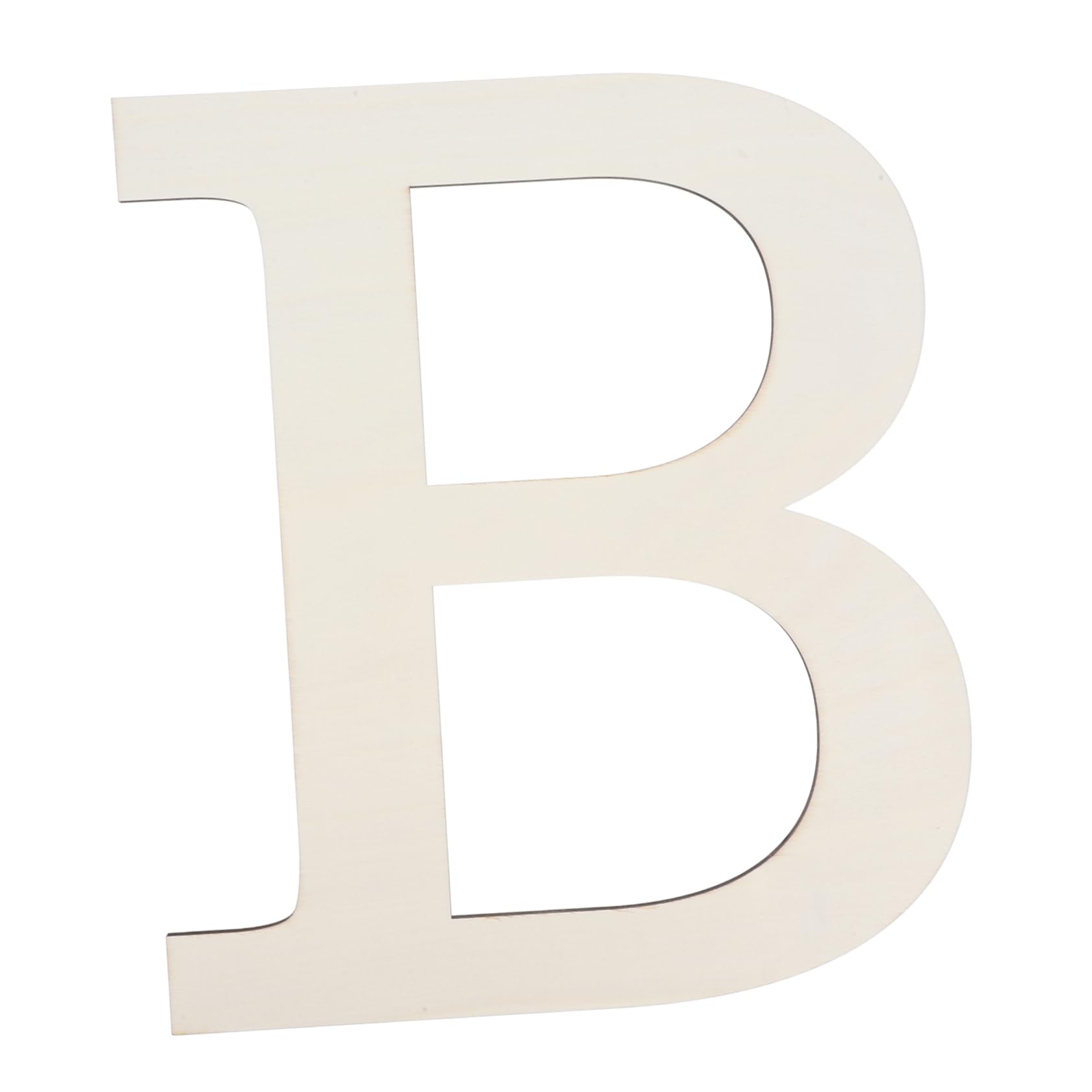 SEWACC 12 Large Wood Alphabet b Letters Unfinished Paintable Decorative Standing Sign Cutouts for Home Decor