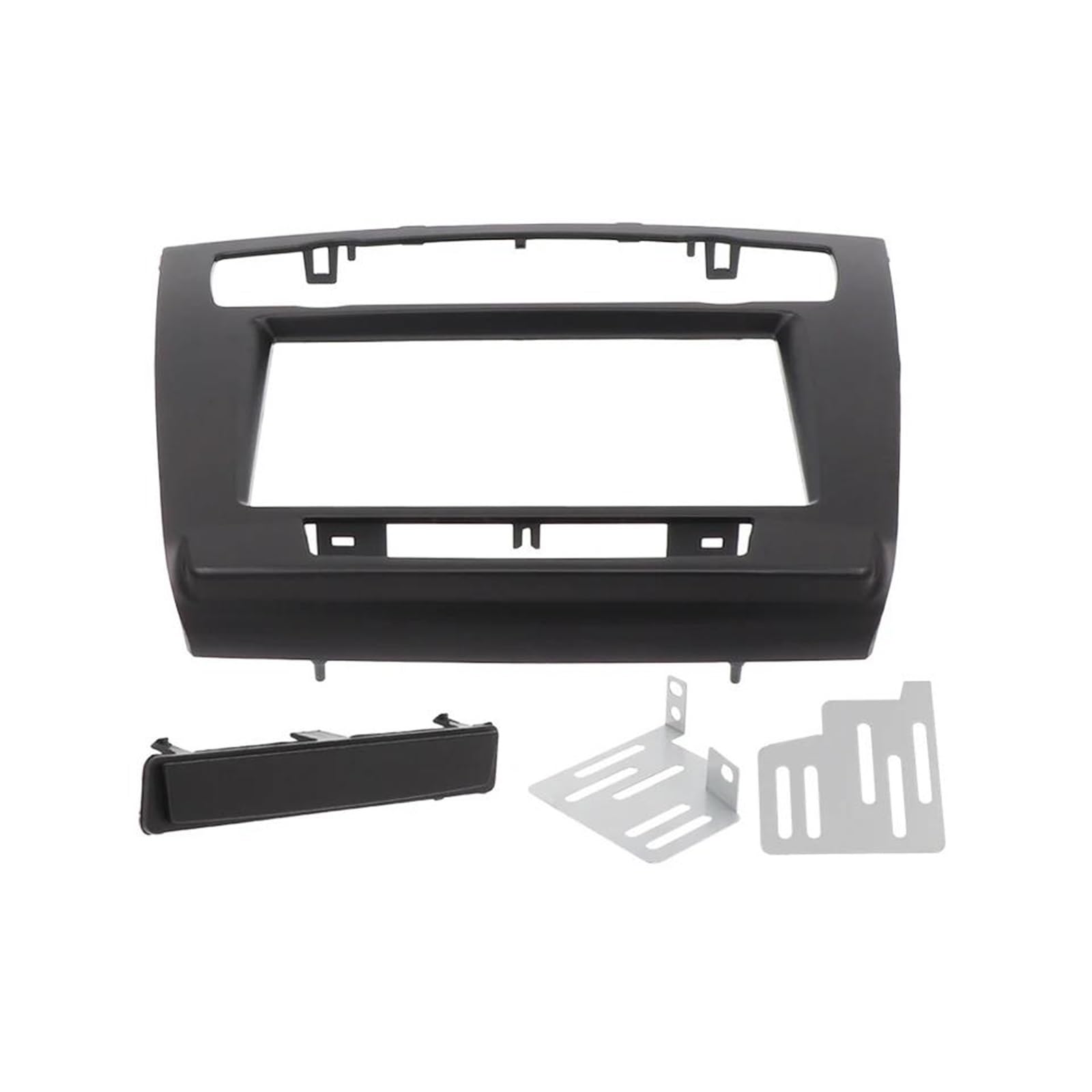 Per Serie 1 E81 E82 E87 E88 2007 Mascherina Autoradio 2DIN Cornice Per DVD Stereo Installazione Pannello Cruscotto Cornice Di Montaggio POMPOMPUR