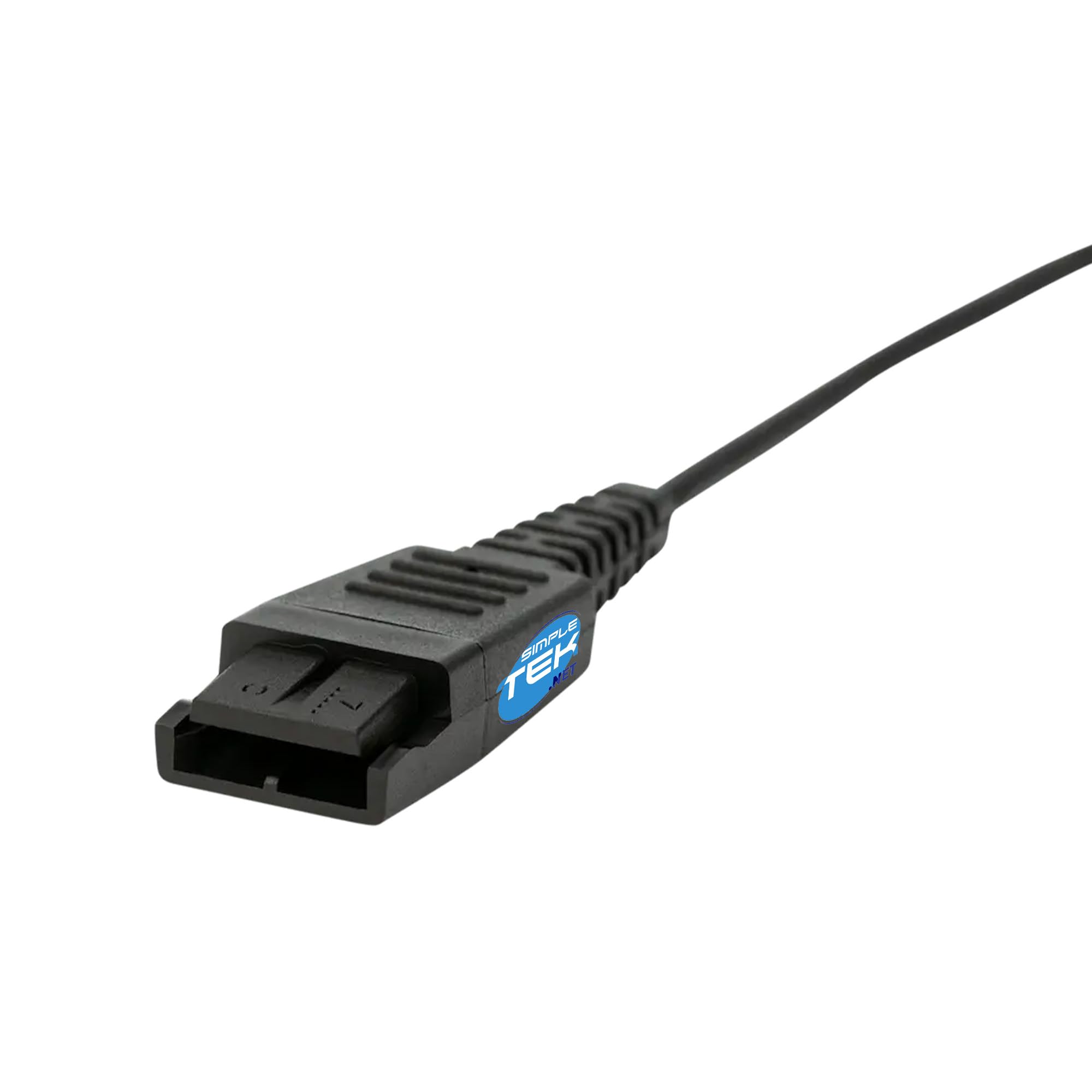 SIMPLETEK - Cuffie professionali cablate Quick Disconnect, con cancellazione del rumore e attacco rapido, per call center e telefoni da scrivania