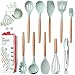 ÉLEVER Kitchen Utensil Set - 20 Cooking Utensils. Kitchen Gadgets for Nonstick Cookware Set. Kitchen Accessories, Silicone Spatula set, Serving Utensils. Best Silicone Kitchen Utensils Tools Gifts